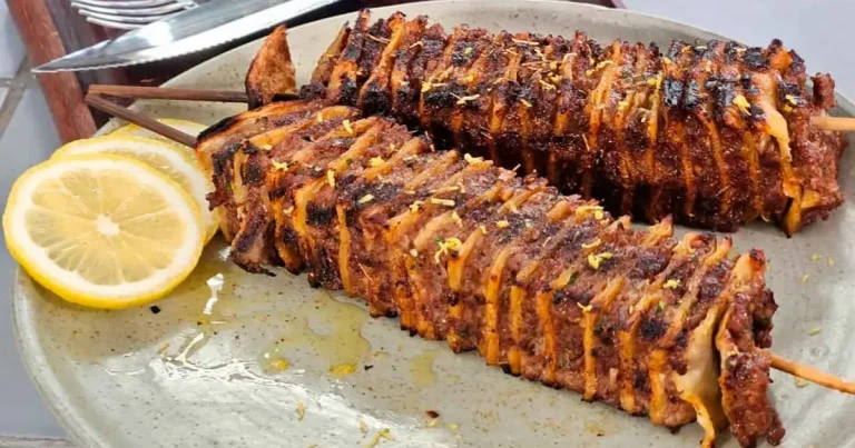 Foto da receita de Espetinho de carne moída com tortilla