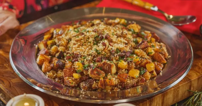 Foto da receita de Farofa de banana da terra e queijo coalho