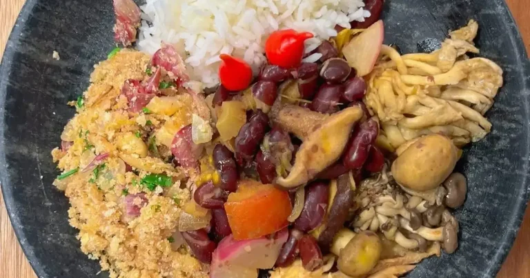 Foto da receita de Feijão vermelho com cogumelos
