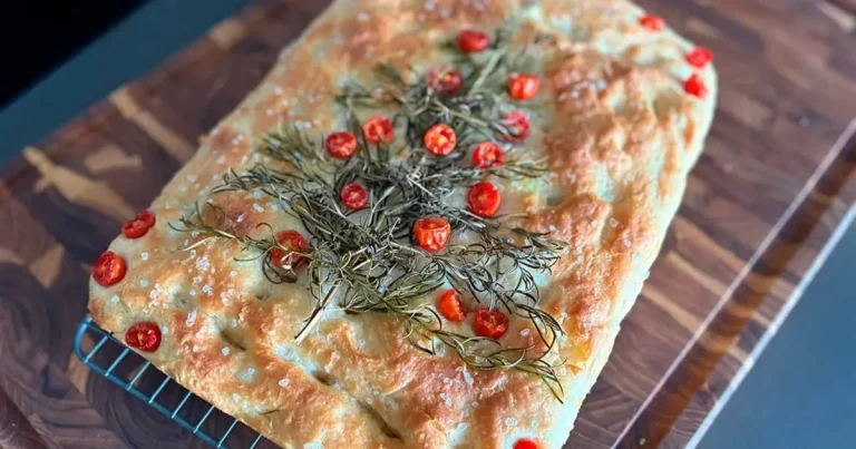 Foto da receita de Focaccia de Natal
