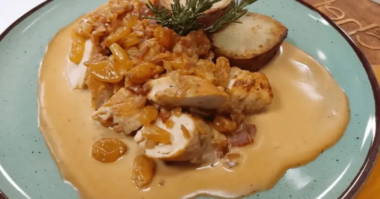 Foto da receita de Frango ao molho cremoso com batata-doce