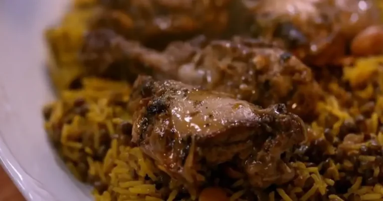 Foto da receita de Frango com laranja, amêndoas e sumac