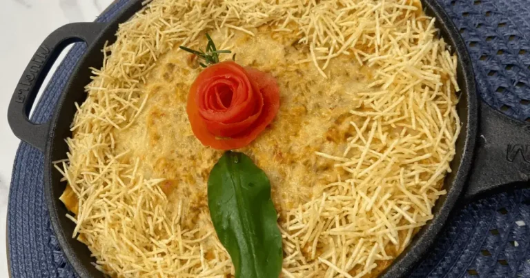 Foto da receita de Lasanha de estrogonofe