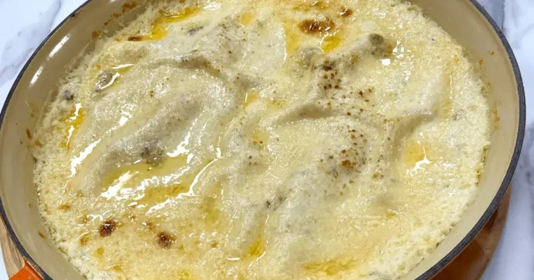 Foto da receita de Lasanha de presunto ao molho branco