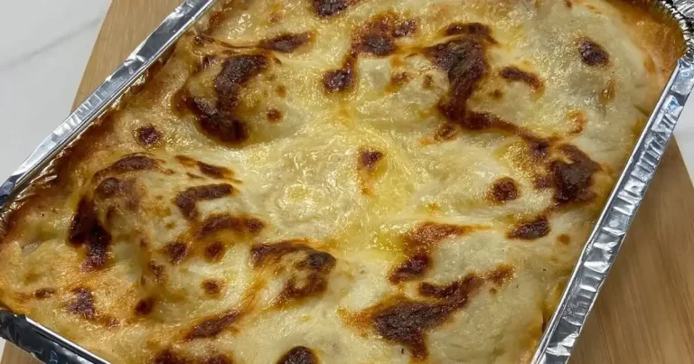 Foto da receita de Lasanha de queijo