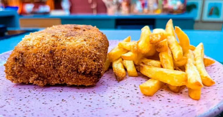 Foto da receita de Peixe empanado com camarão e queijo cremoso