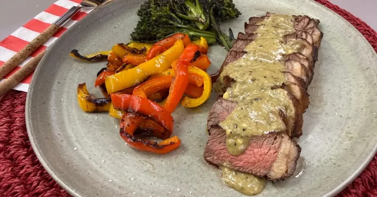 Foto da receita de Picanha com molho gorgonzola