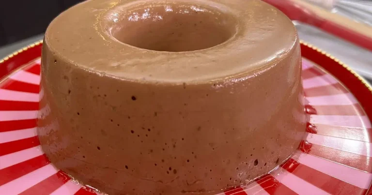 Foto da receita de Pudim de banana e chocolate