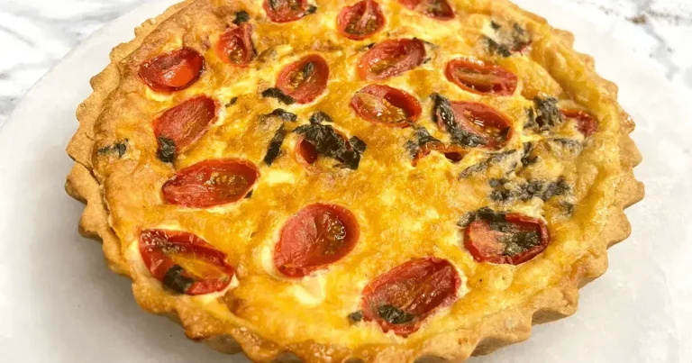 Quiche caprese