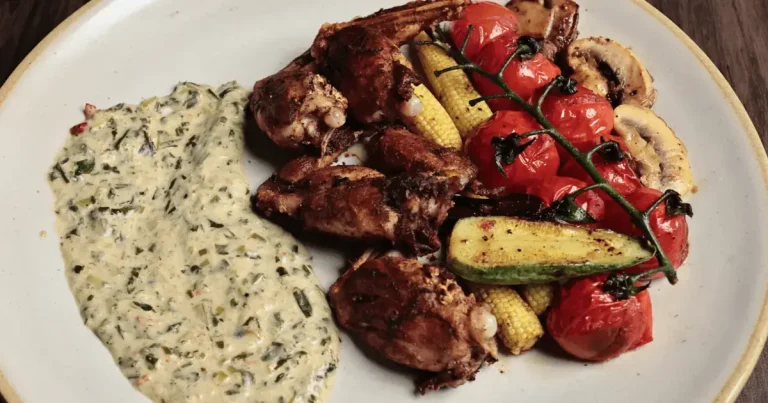 Foto da receita de Rã ao molho de limão com legumes confitados