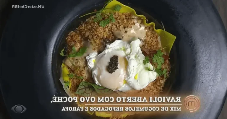Foto da receita de Ravioli aberto com ovo poché