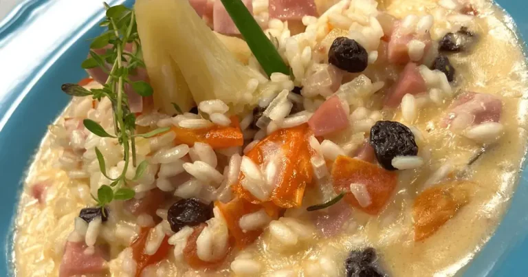 Foto da receita de Risoto de tender natalino