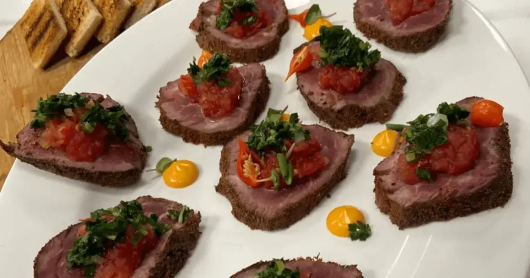 Foto da receita de Rosbife de Mignon ao Molho Fresco de Tomate