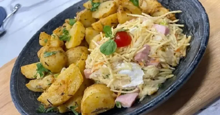Foto da receita de Salpicão de bacalhau com batata corada