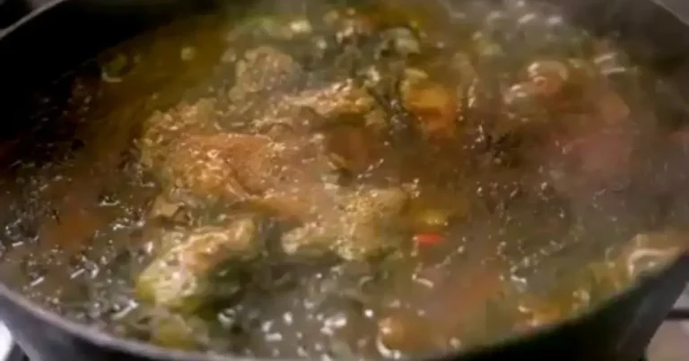 Foto da receita de Sekelembe com fufu