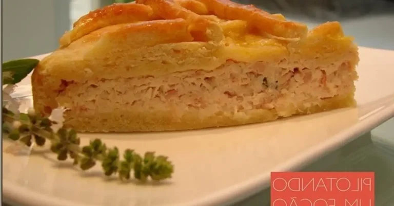 Torta de frango defumada