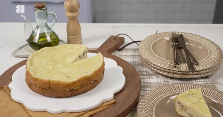 Torta salgada na panela elétrica