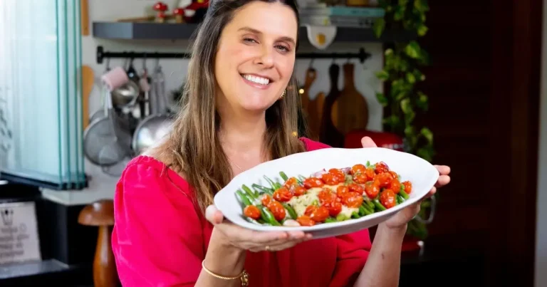 Foto da receita de Vagem e tomatinhos