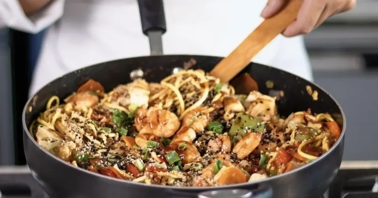 Foto da receita de Yakissoba de camarão