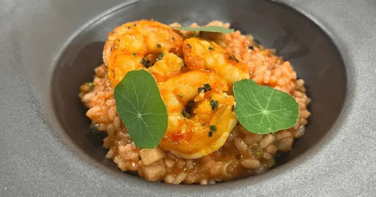 Foto da receita de Arroz caldoso de camarão