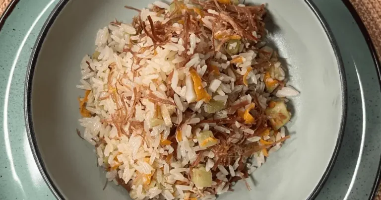 Foto da receita de Arroz com carne-seca e legumes