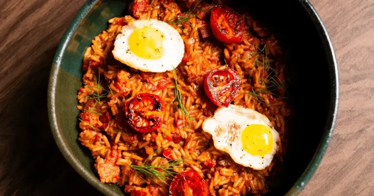 Foto da receita de Arroz de linguiça