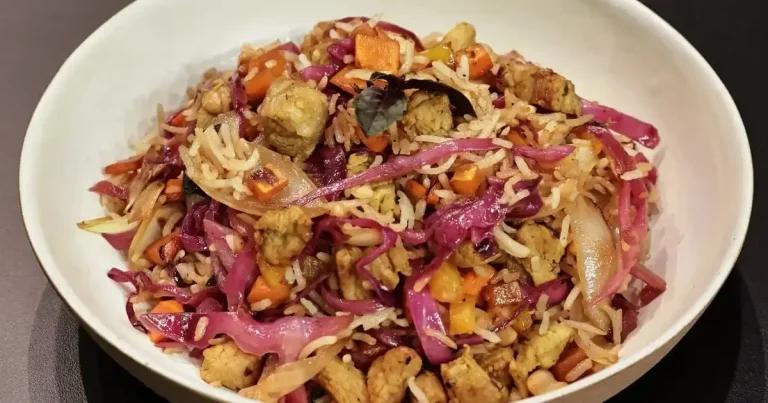 Foto da receita de Arroz frito com barriga suína