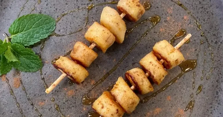 Foto da receita de Banana flambada com calda de açúcar e cachaça