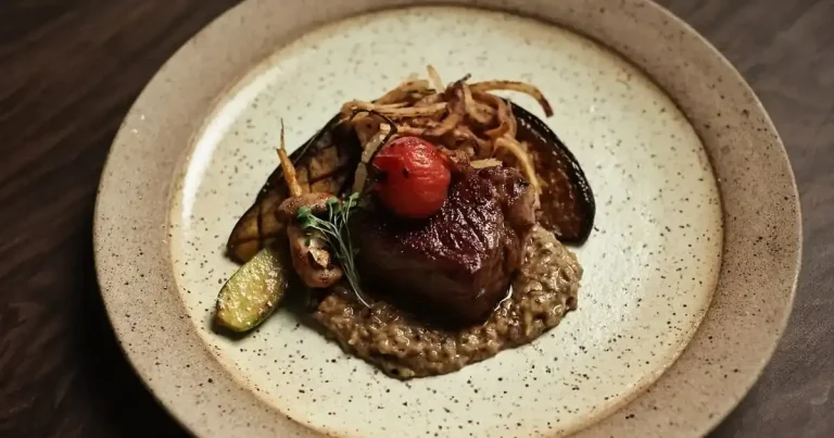 Foto da receita de Bife ancho com creme de cogumelos