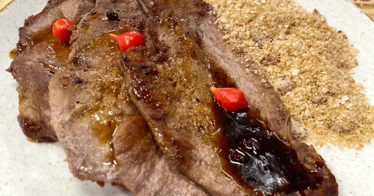 Foto da receita de Bisteca suína ao molho de limão siciliano e mel