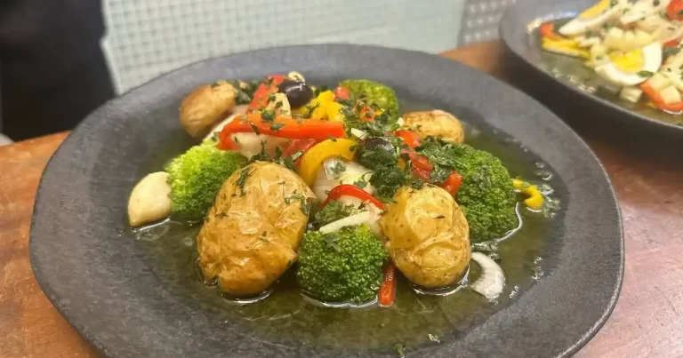 Foto da receita de Brandade de bacalhau com emulsão de pimentões