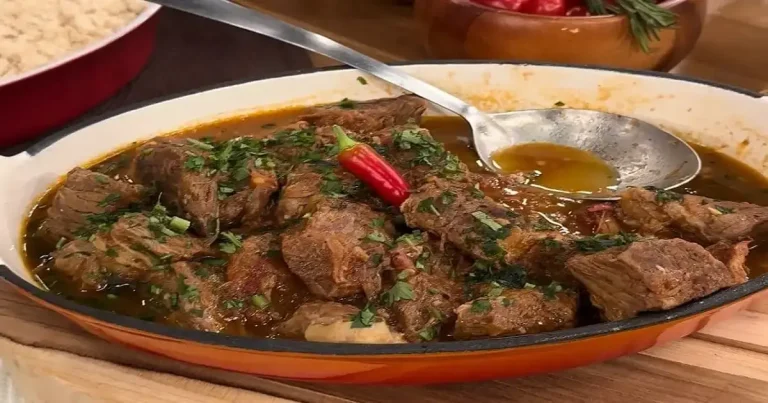 Foto da receita de Caçarola de carne com mandioca gratinada