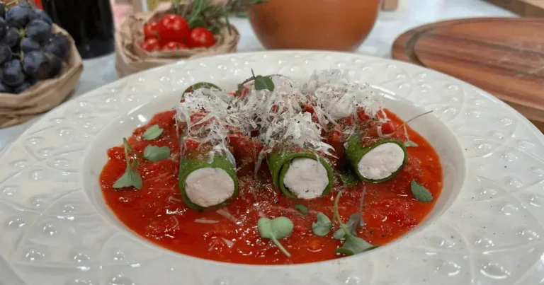 Foto da receita de Canelone verde