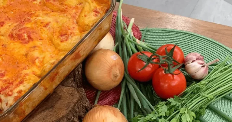 Foto da receita de Caneloni de frango gratinado