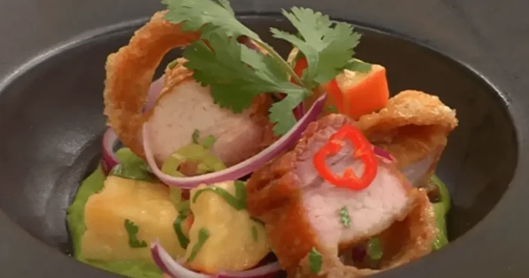Foto da receita de Ceviche de torresmo