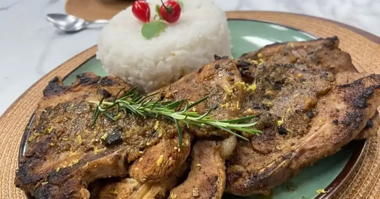 Foto da receita de Copa-lombo ao molho de limão com arroz cremoso