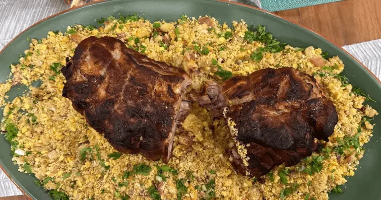 Foto da receita de Copa-lombo recheado com farofa de maçã assada