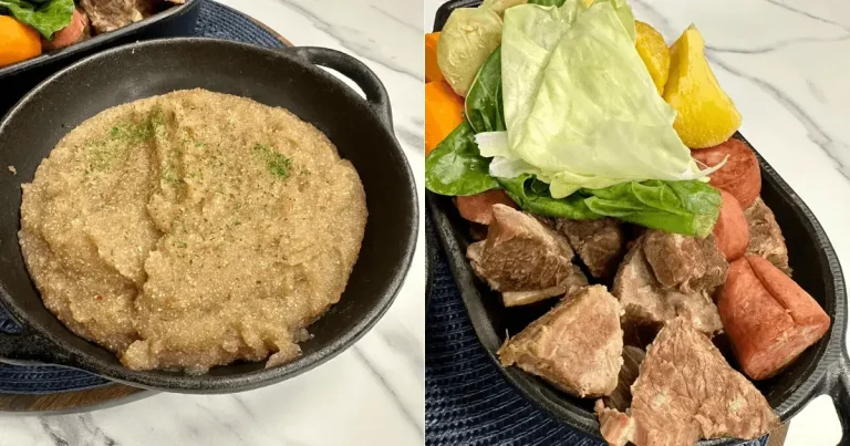 Foto da receita de Cozido de carne com legumes e pirão