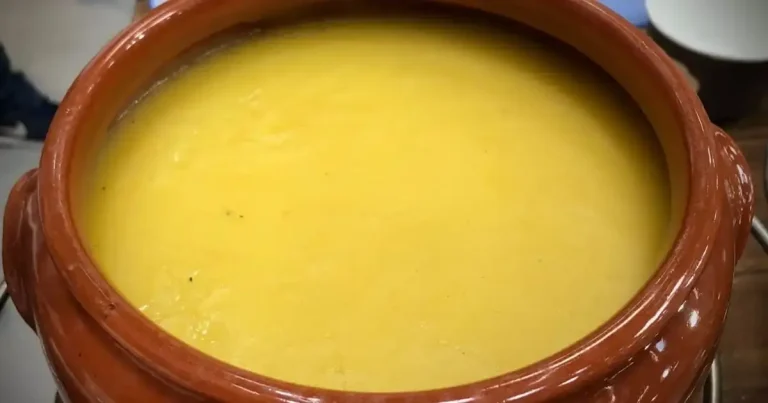 Creme de mandioquinha