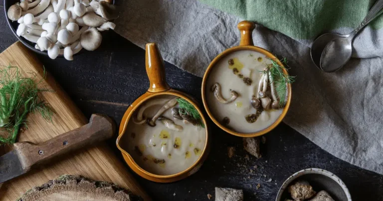 Foto da receita de Creme de provolone com cogumelo refogado