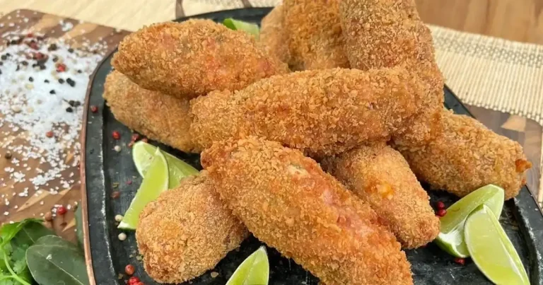 Foto da receita de Croquete de linguiça com queijo