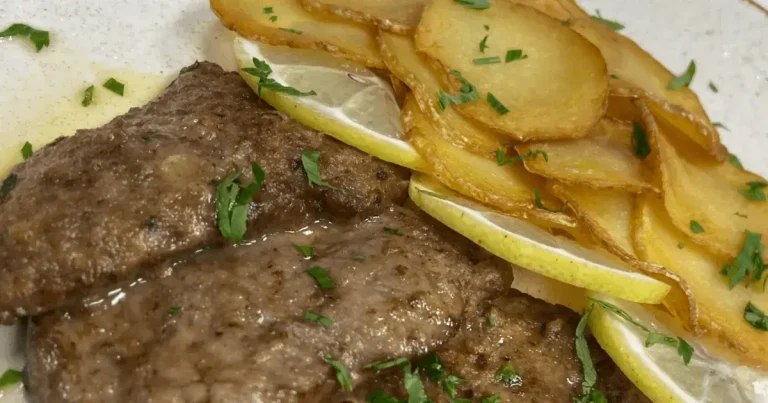 Foto da receita de Escalopes com molho de limão