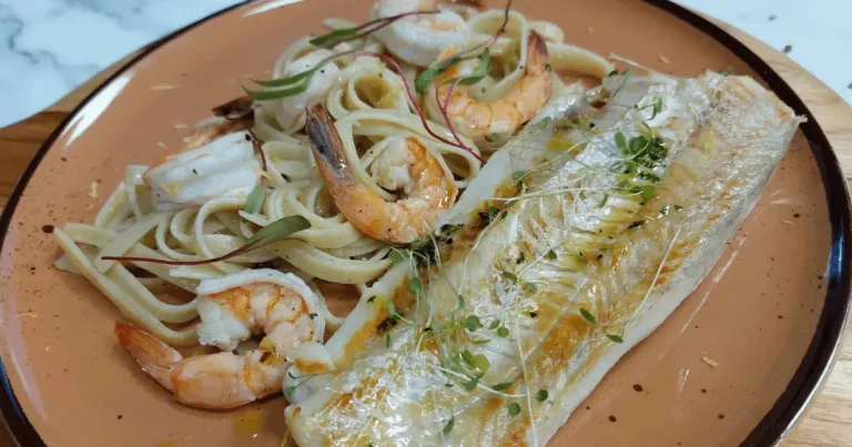 Foto da receita de Fettuccine com camarão e raspas de limão