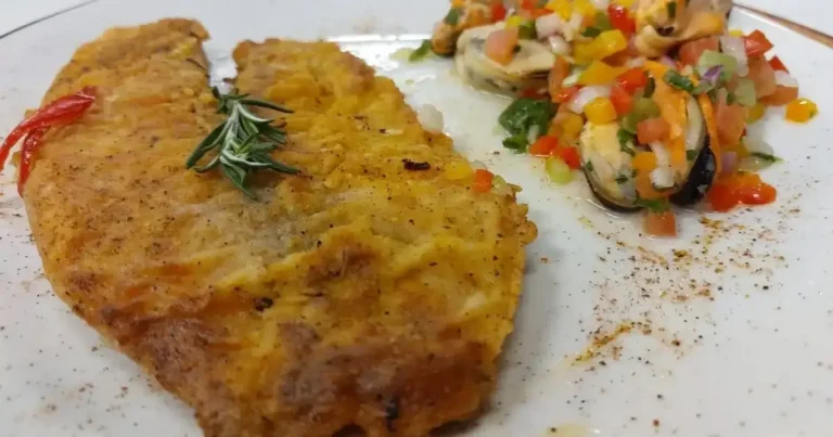 Foto da receita de Filé de tilápia com casquinha picante