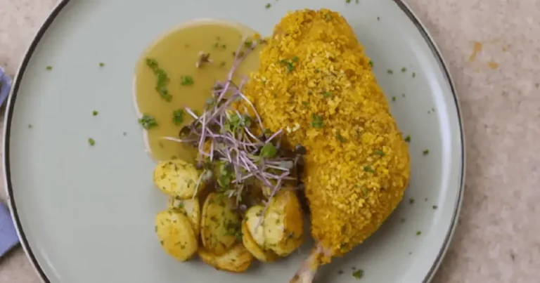 Foto da receita de Frango crocante com molho de laranja