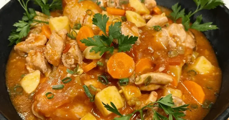 Foto da receita de Frango ensopado com batatas