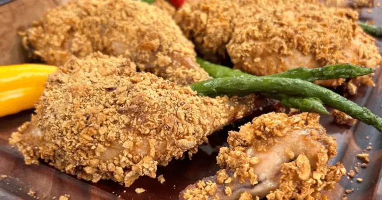Foto da receita de Frango inteiro empanado e assado
