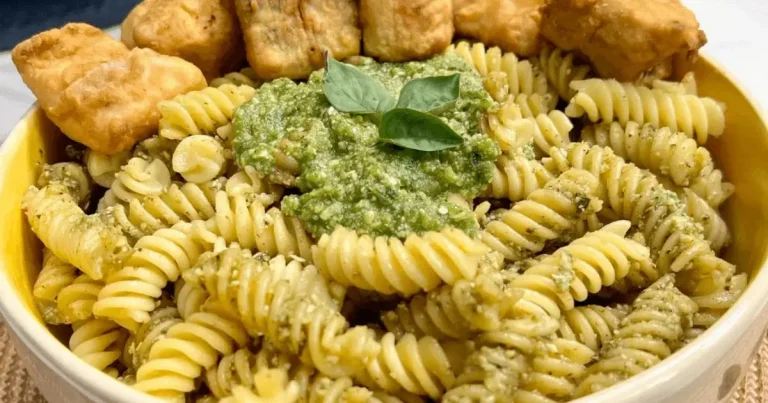 Foto da receita de Fusilli ao molho pesto