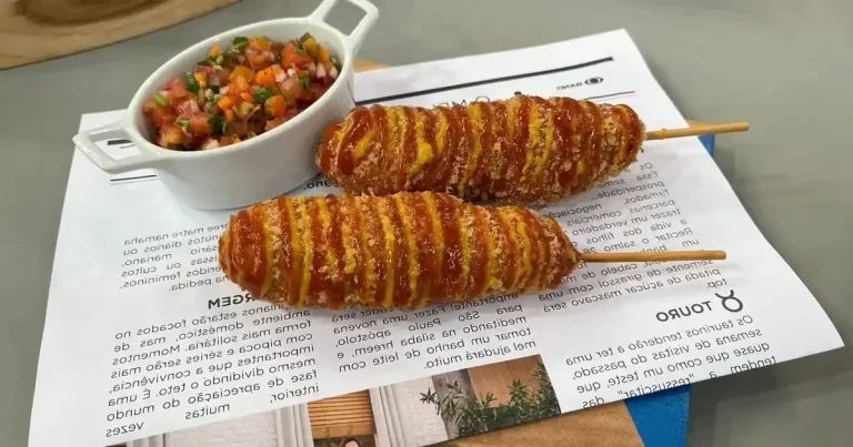Foto da receita de Hot-dog crocante coreano