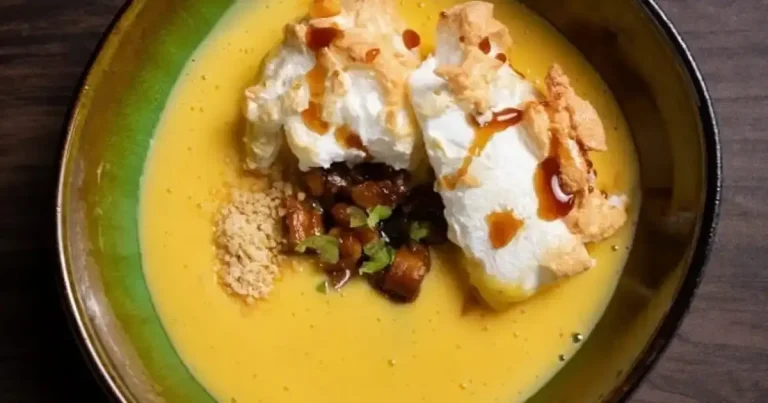 Foto da receita de Ilha flutuante com compota de caju com pimenta-de-cheiro